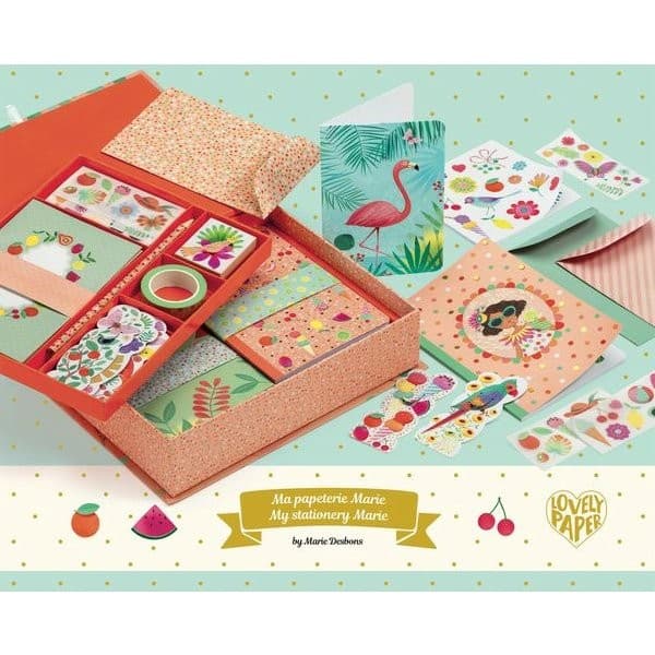 Djeco Coffret de papeterie Marie