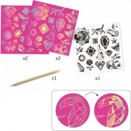 Djeco Cartes à Gratter Diamond
