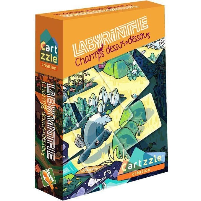 Jeux Opla Cartzzle Labyrinthe: Champs Dessus Dessous