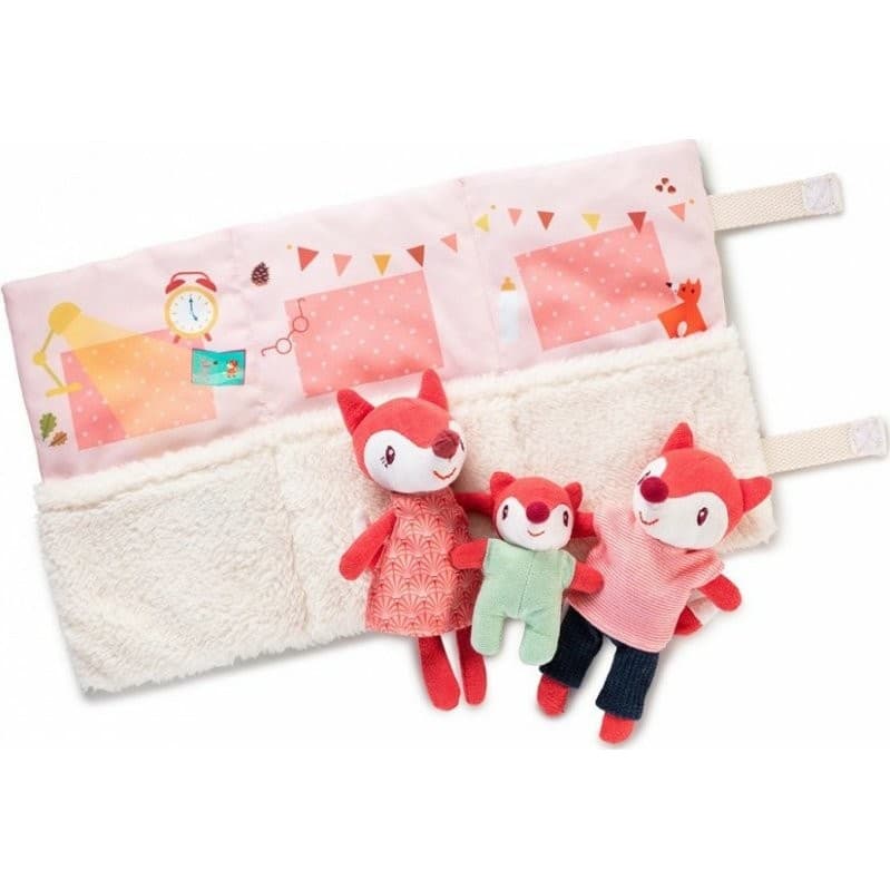 Lilliputiens Coffret de 3 peluches La famille d'Alice la Renarde