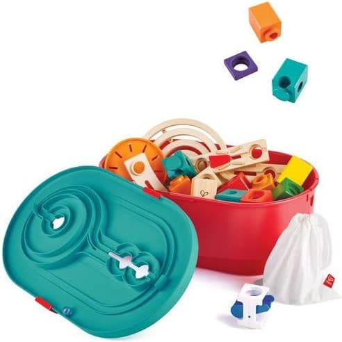 Hape Toys Coffret Quadrilla Bucket circuit à billes Dès 4 ans