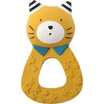 Moulin Roty Anneau de dentition caoutchouc Chat Lulu Les Moustaches