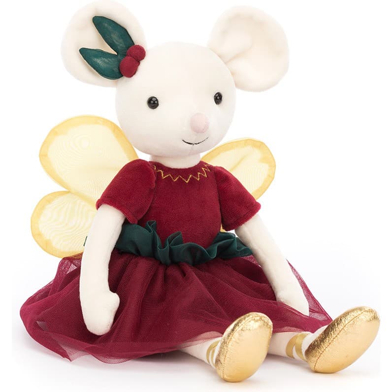 Jellycat Peluche Souris Fée Dragée 34 cm