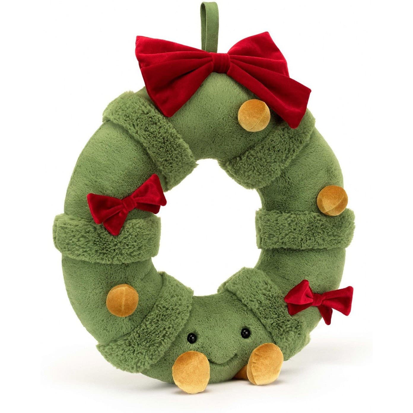 Jellycat Peluche Couronne de Noël décorée Amuseable de