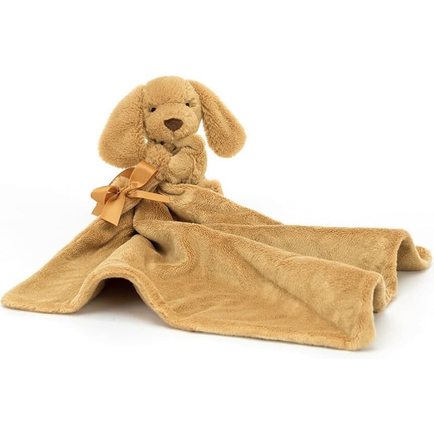 Jellycat Doudou couverture chiot bashful Toffee de