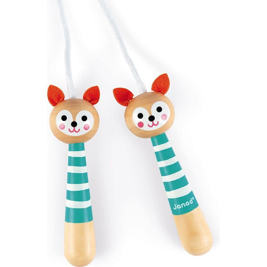 Janod Corde à Sauter Renard Happy Garden bois
