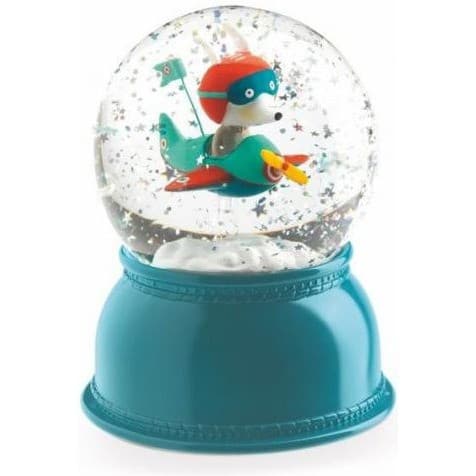 Little Big Room By Djeco Veilleuse boule de neige Avion
