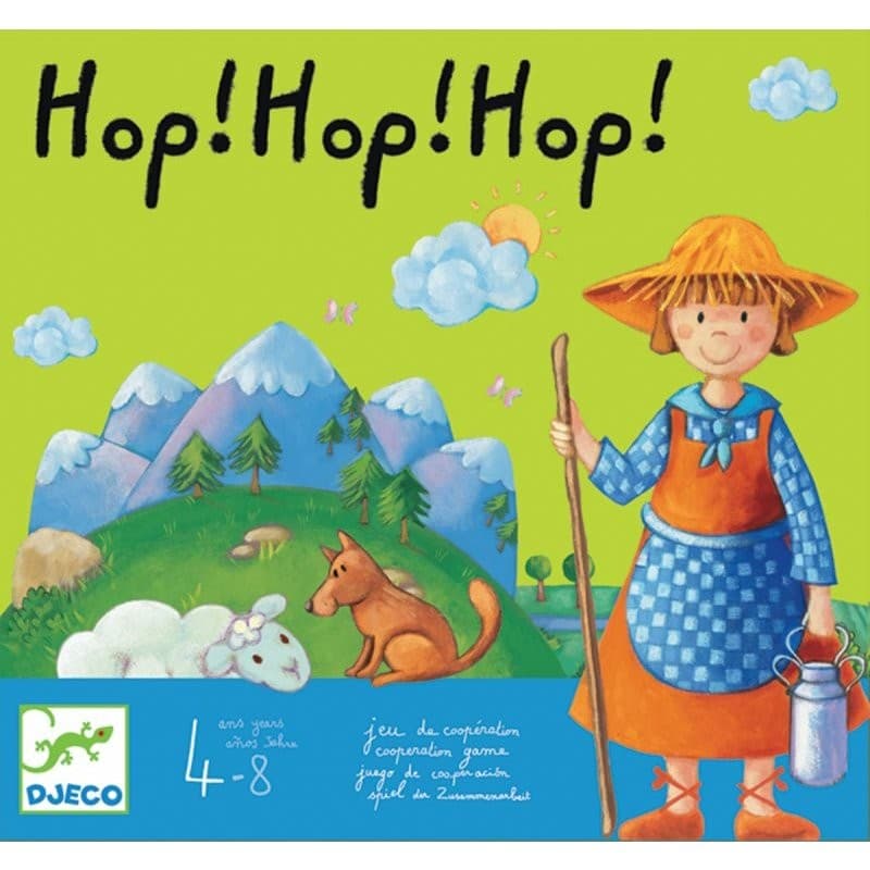 Djeco Jeu de société coopératif Hop Hop Hop