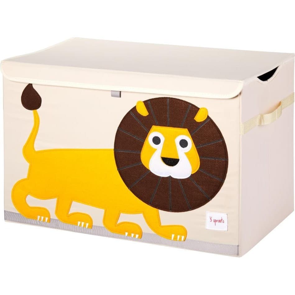 3 Sprouts Coffre à jouets lion
