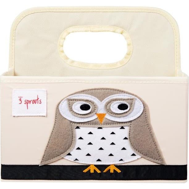 3 Sprouts Petit panier de rangement chouette