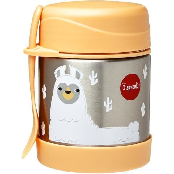 3 Sprouts Boite alimentaire isotherme et fourchette lama