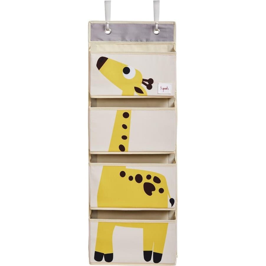 3 Sprouts Rangement mural girafe