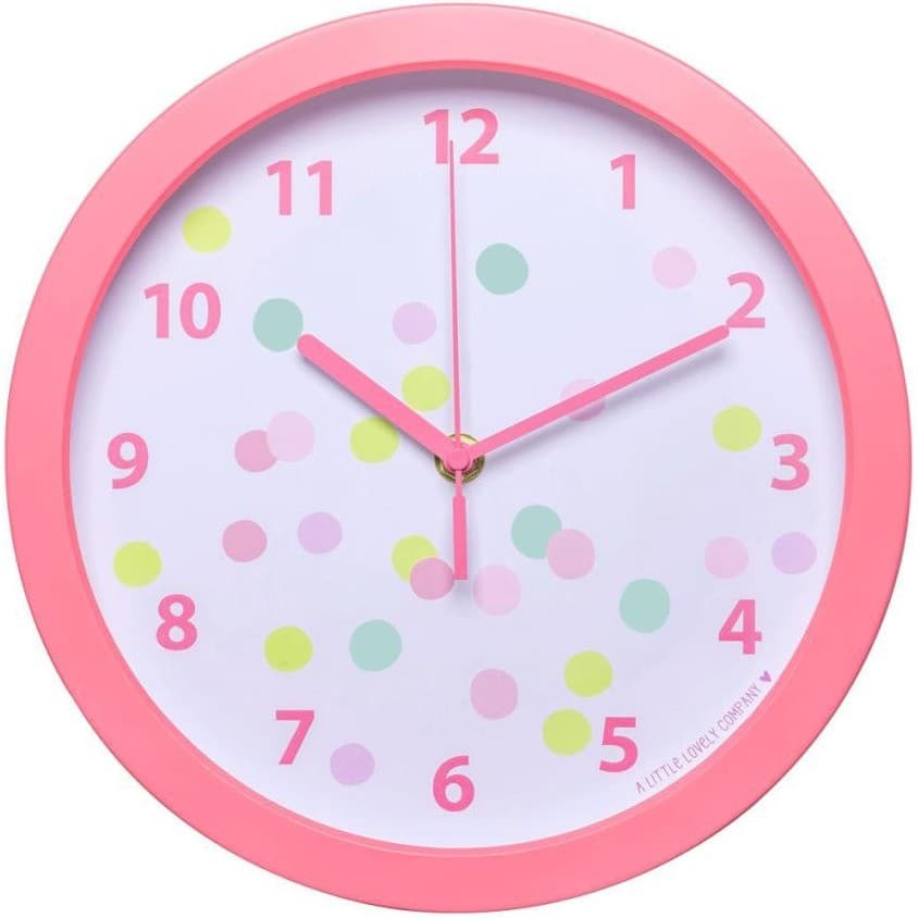 A Little Lovely Company Horloge confetti