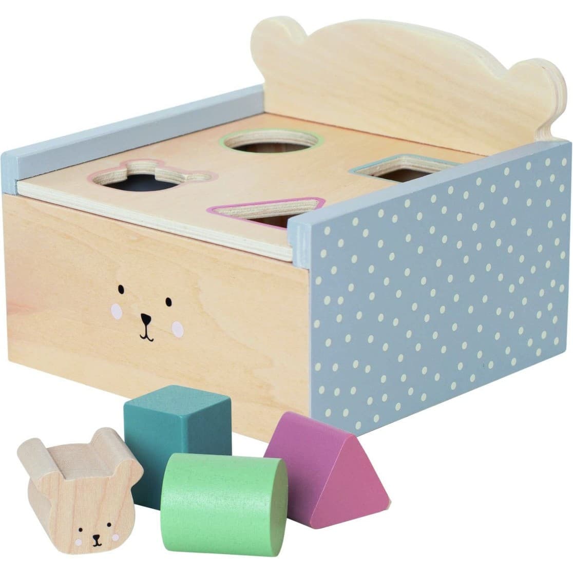 Jabadabado Boîte d'éveil bois teddy