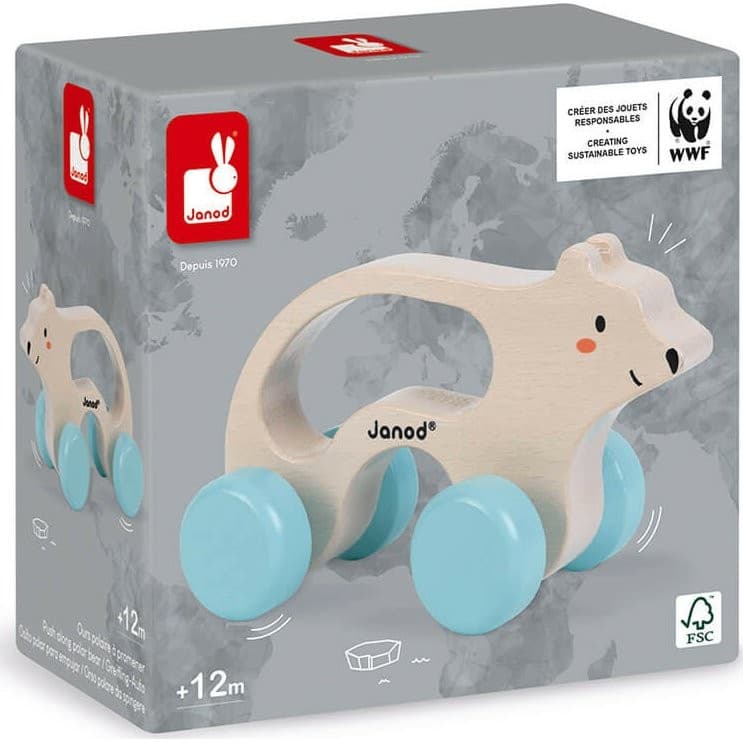 Janod Ours polaire à promener WWF