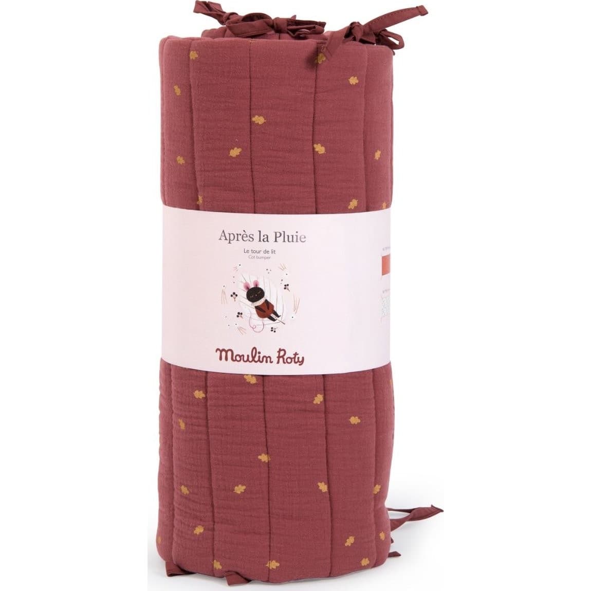 Moulin Roty Tour de lit terracotta Après la Pluie