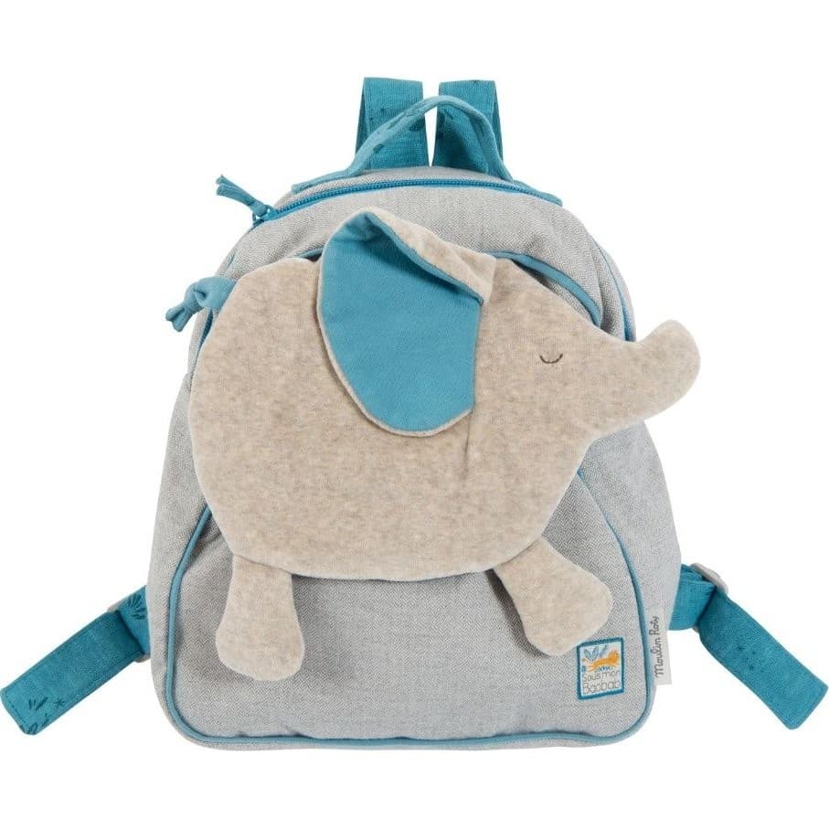 Moulin Roty Sac à dos Bergamote l'éléphant Sous mon Baobab