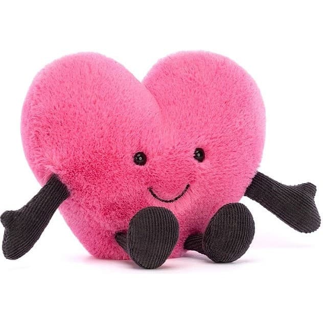 Jellycat Peluche coeur Rose Amuseable Pink Heart