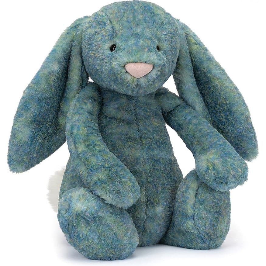 Jellycat Peluche Lapin de luxe timide azur Bashful Bunny 51 cm