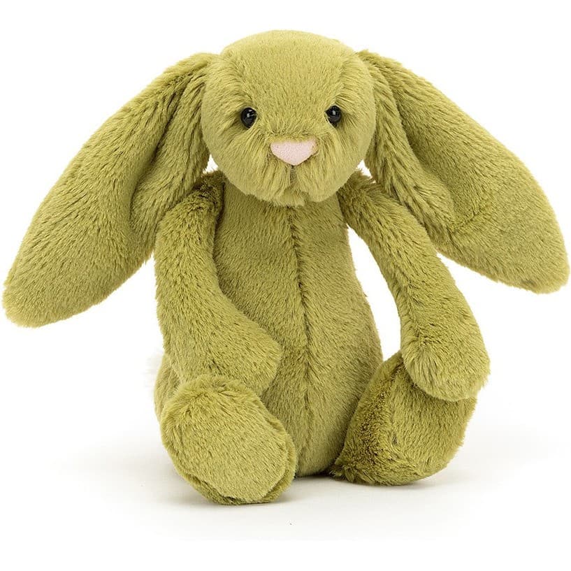 Jellycat Peluche Lapin mousse timide Bashful Moss Bunny 18 cm