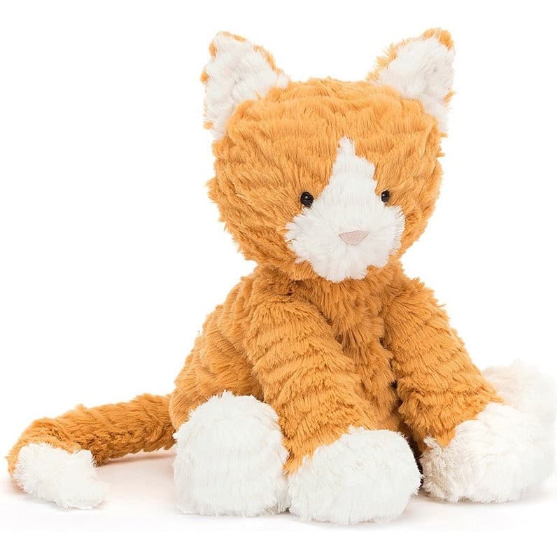 Jellycat Peluche Chat roux Fuddlewuddle Ginger Cat 23 cm