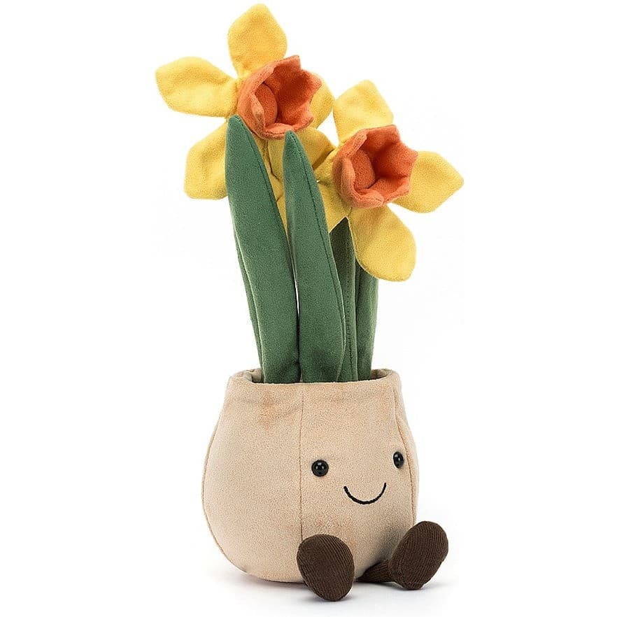 Jellycat Peluche Pot de jonquille Amuseable Daffodil