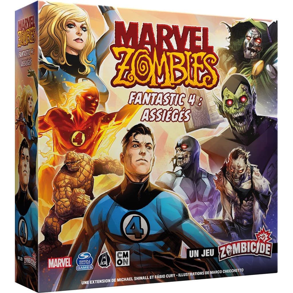 Cmon Marvel Zombies Un Jeu Zombicide : Fantastic 4 : Assiégés