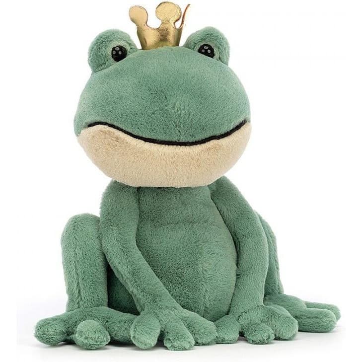 Jellycat Peluche grenouille prince Fabian de