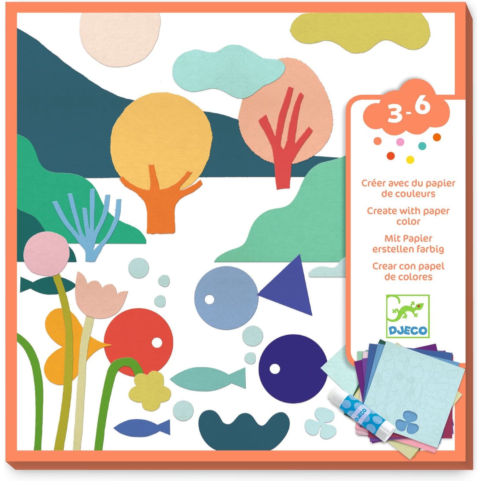 Djeco Créer avec du papier : Les petits papiers