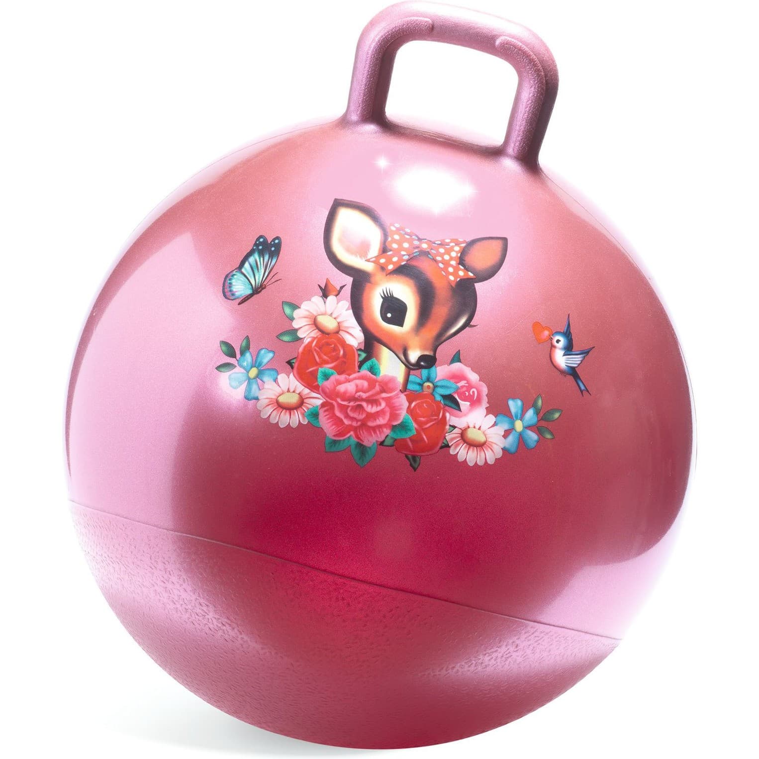 Djeco Ballon sauteur rose Jumpa Fiona