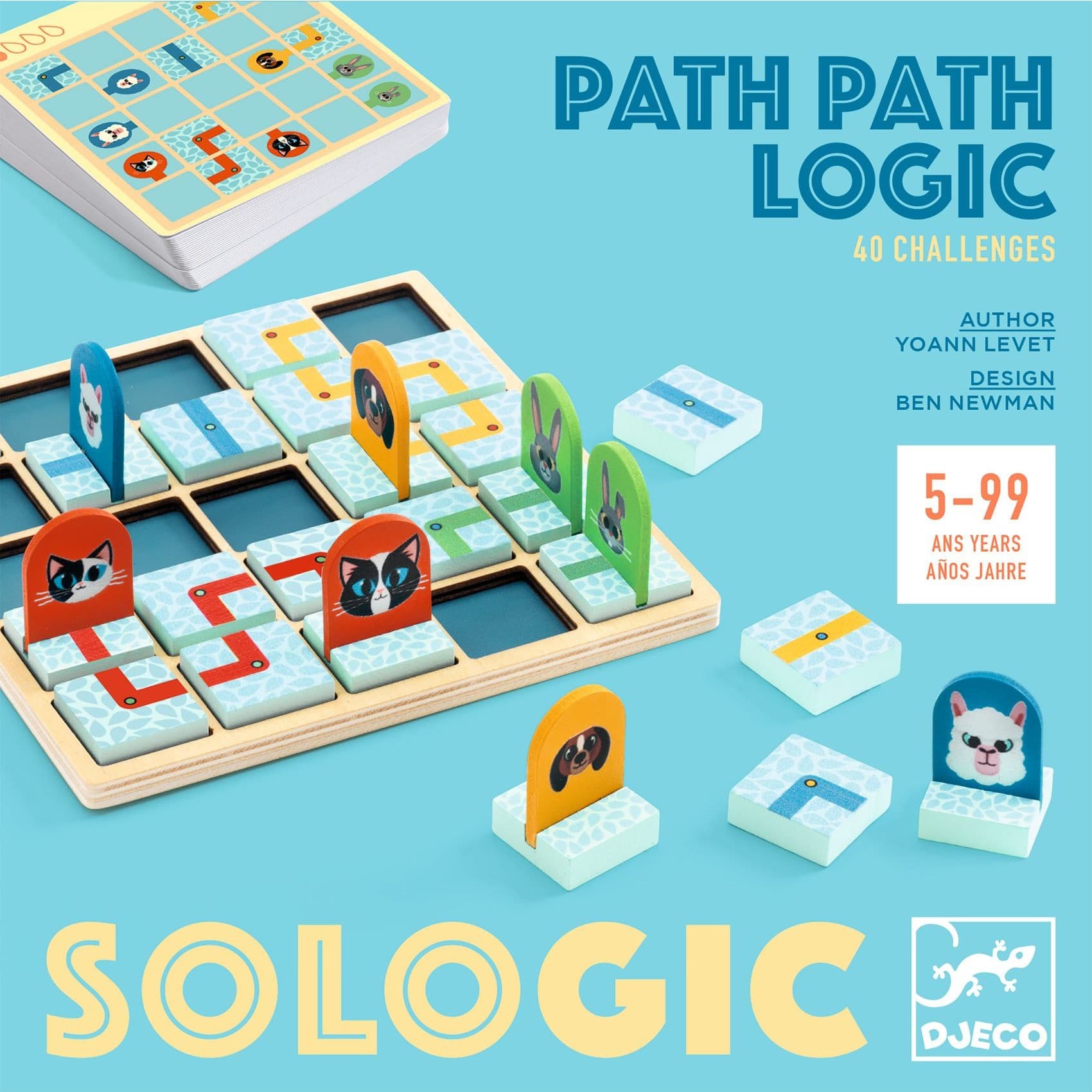 Djeco Path Path Logic Jeu de logique solo Sologic