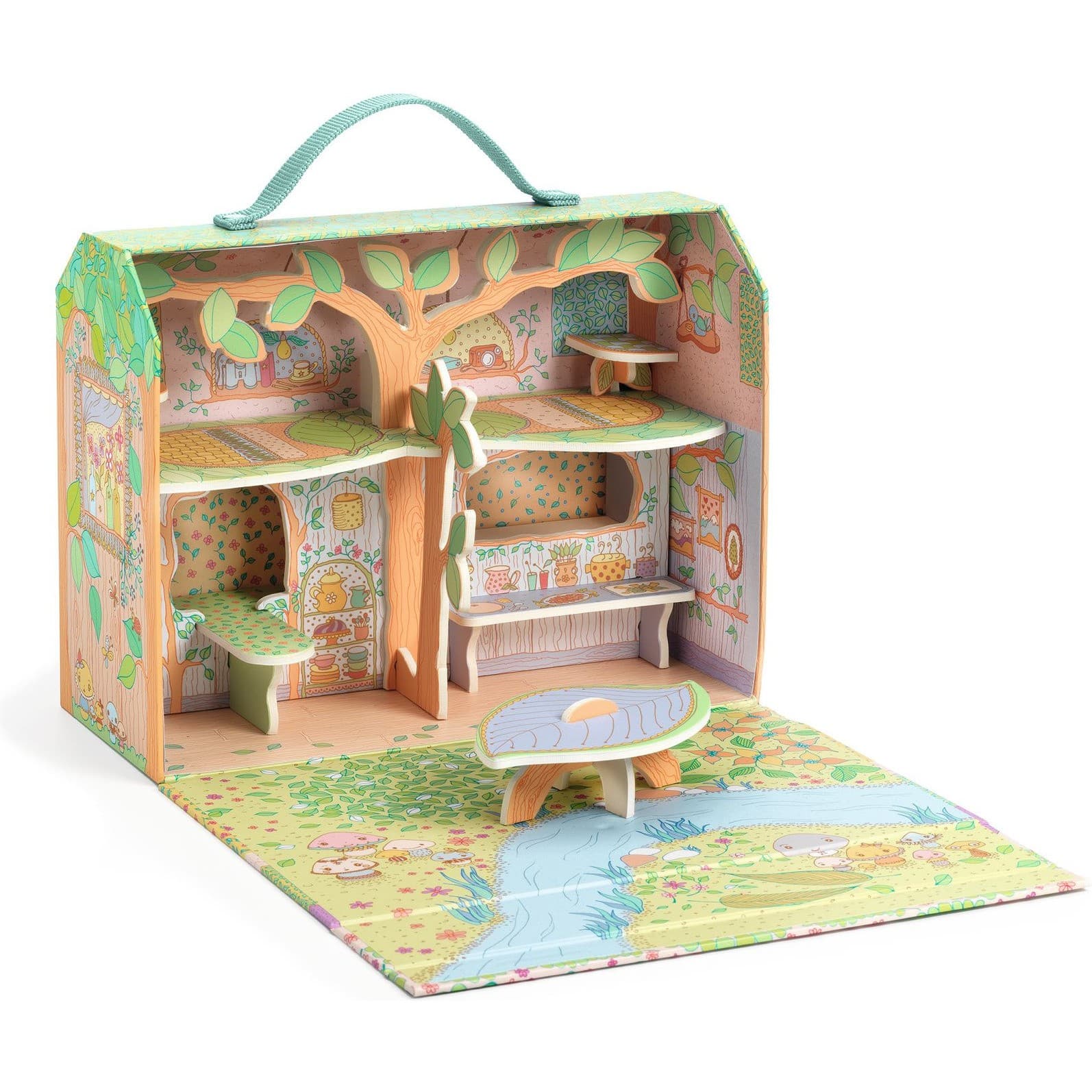 Djeco Maison des bois de Sylvia & fox Figurine Tinyly