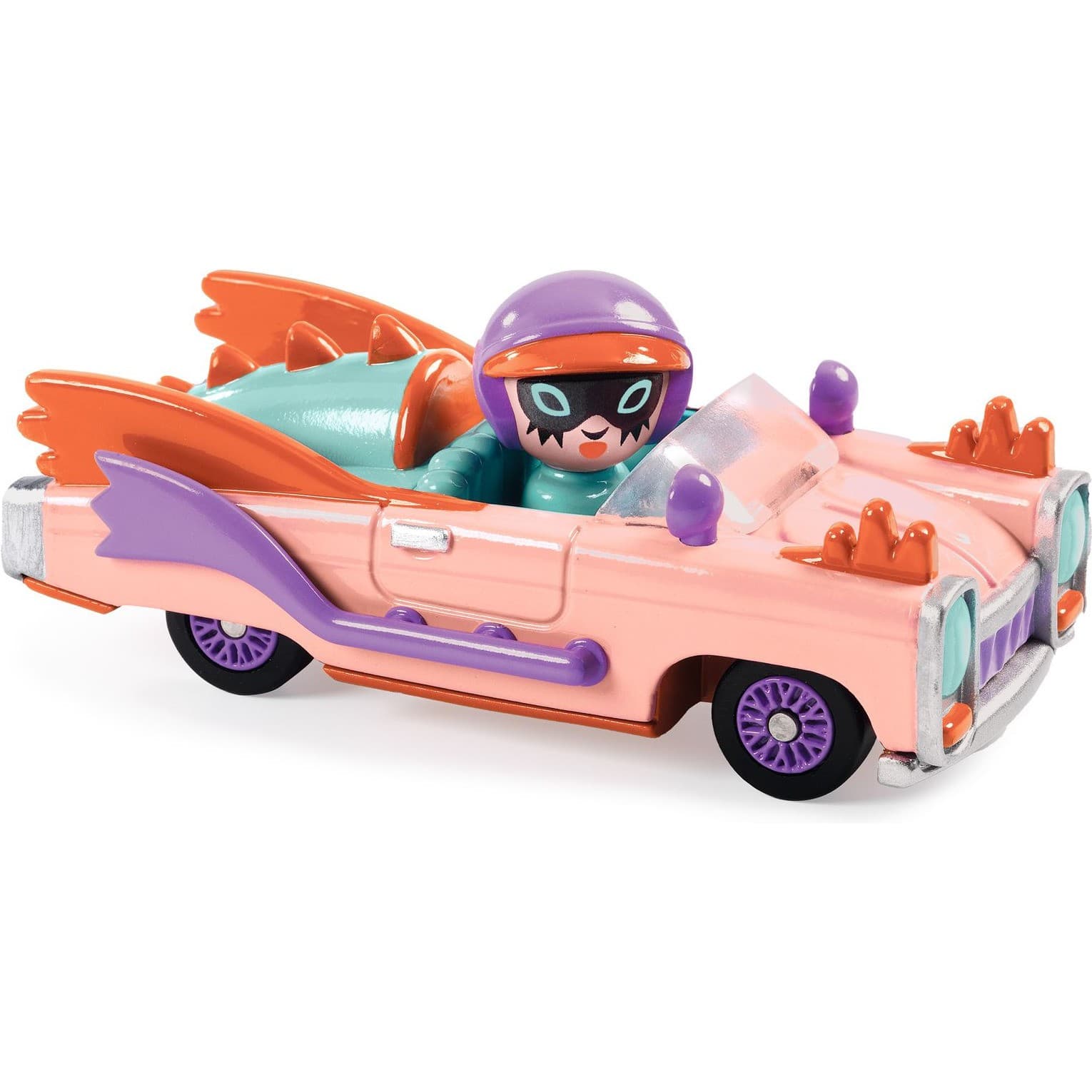 Djeco Pink lady Voiture rose Crazy Motors