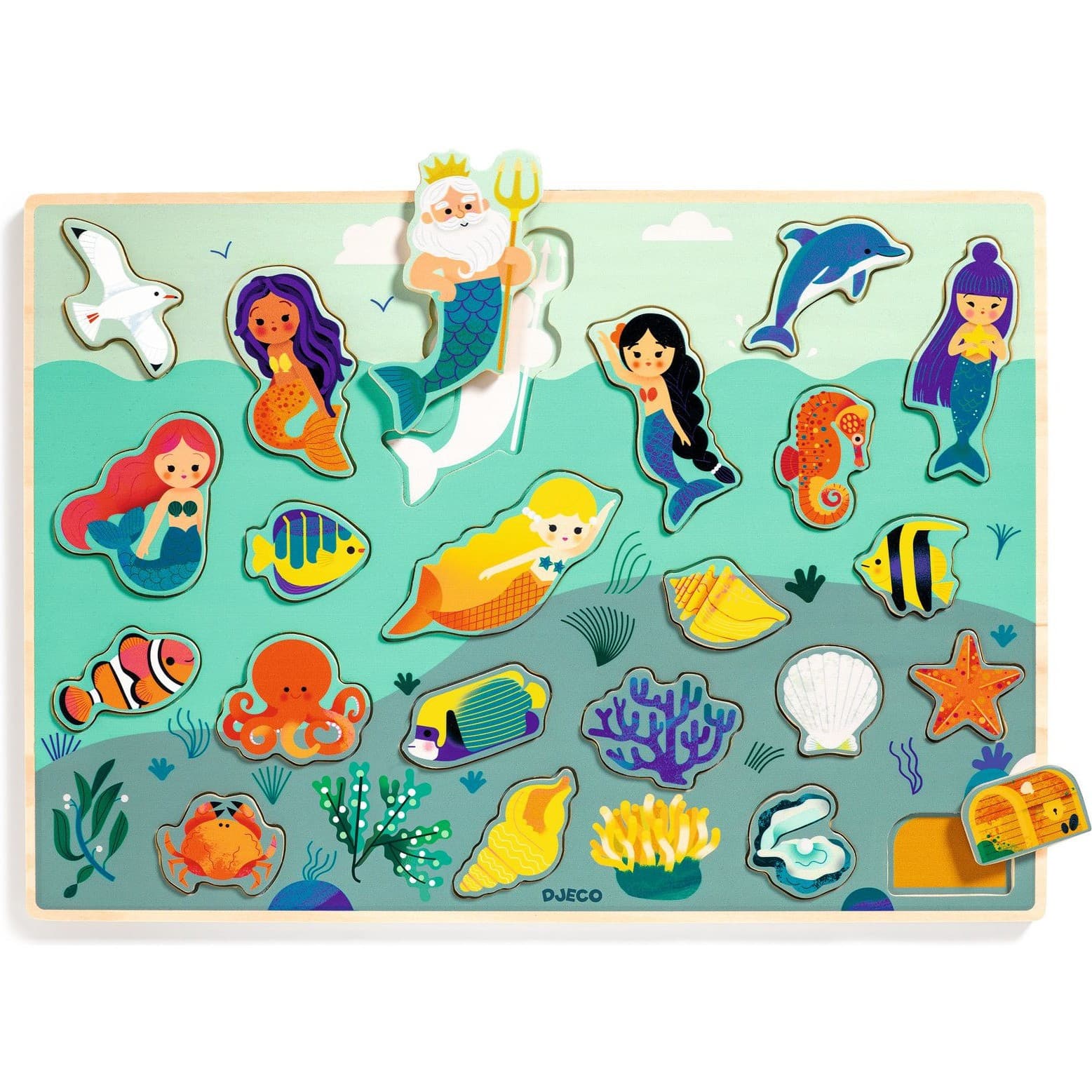 Djeco Puzzlo Sea Puzzle bébé Puzzlos
