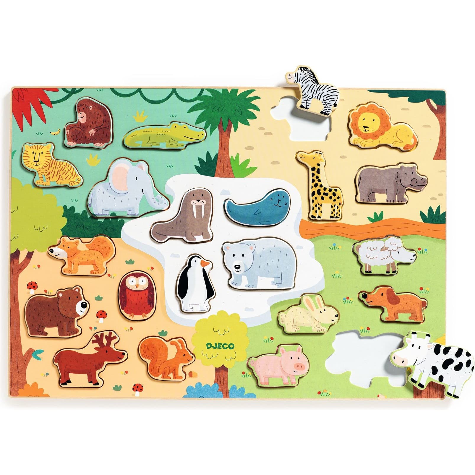 Djeco Puzzlo Animo Puzzle bébé Animaux