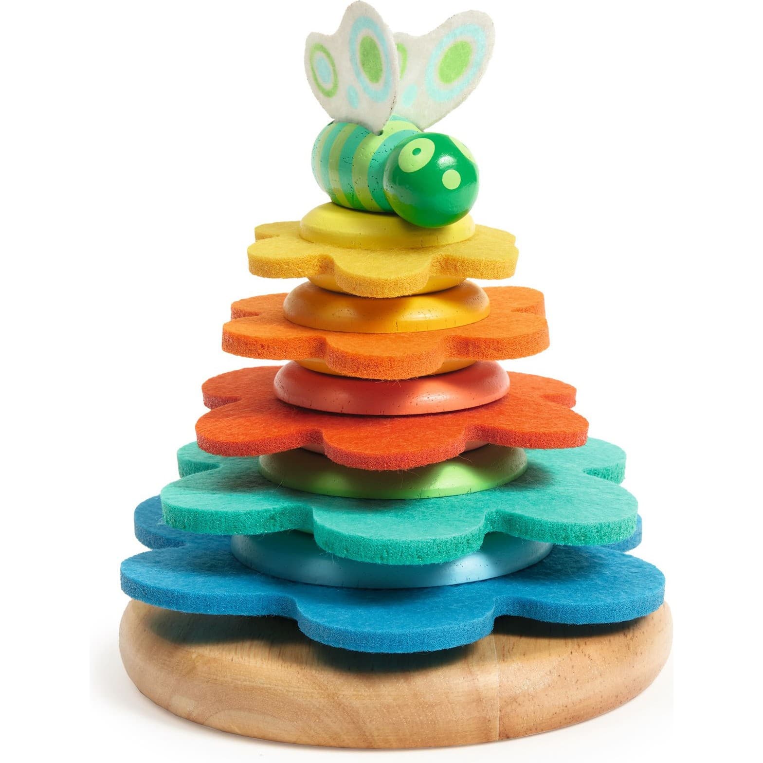 Djeco Butterflower Jeu d’empilage premier âge