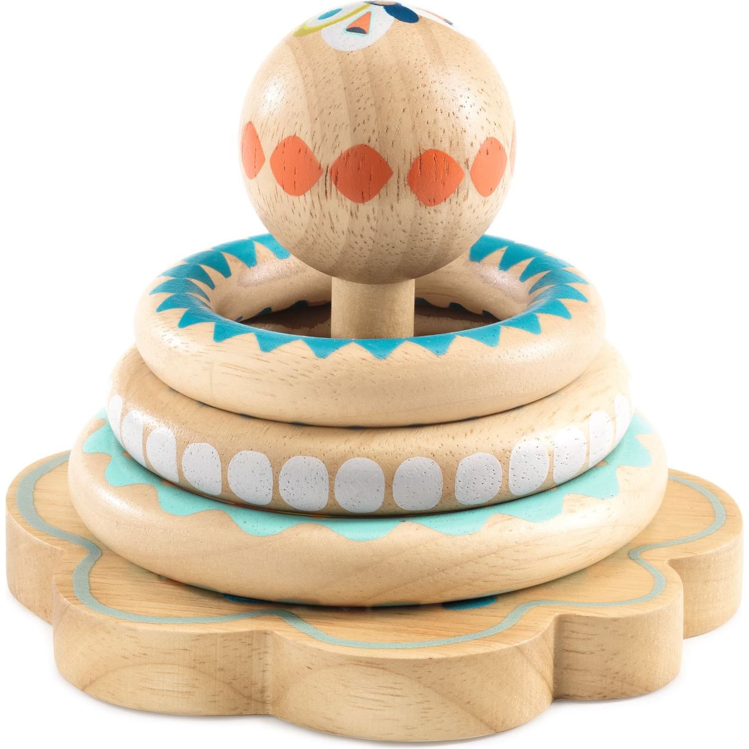 Djeco BabyHoopi Jeu d’anneaux bébé