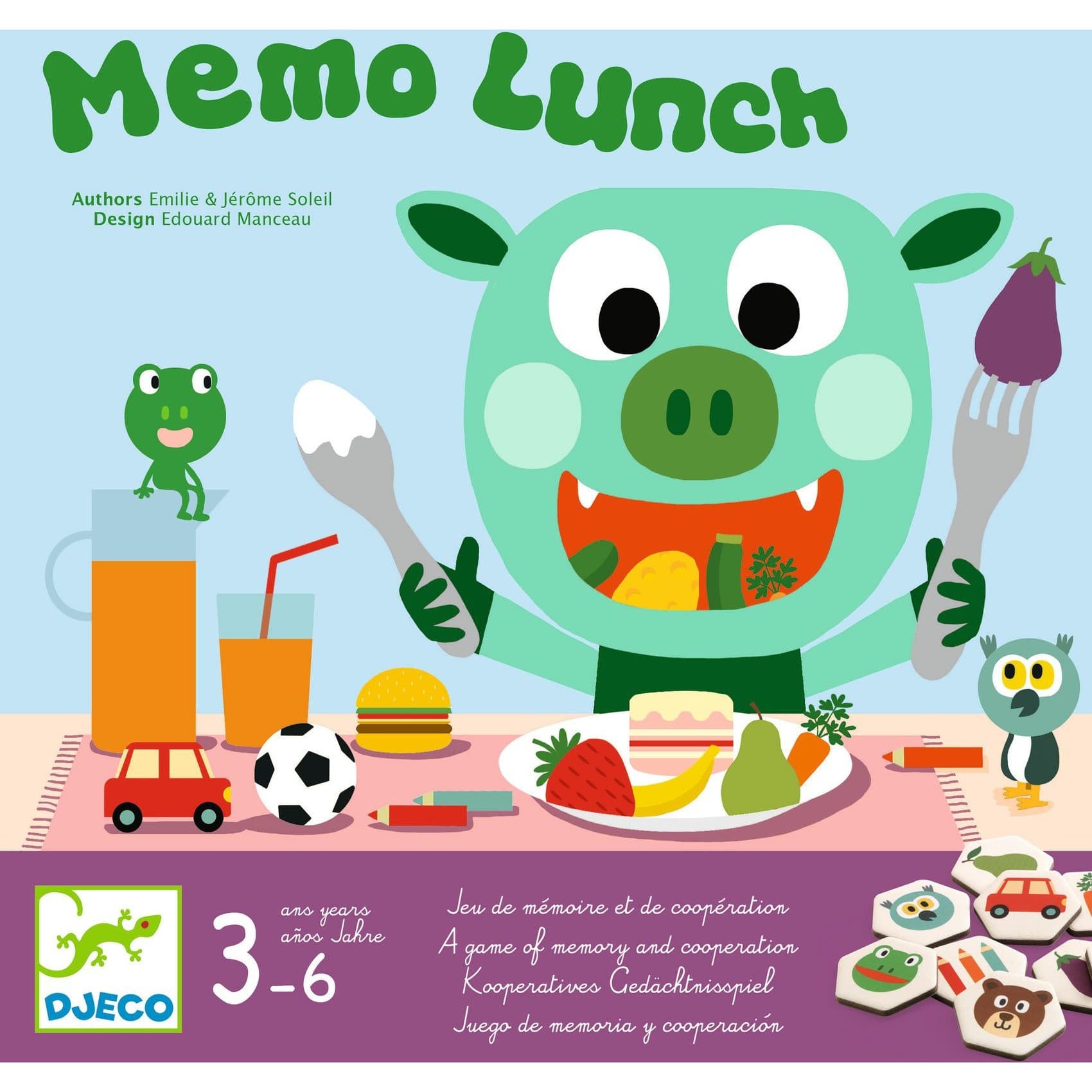 Djeco Jeu Memo lunch