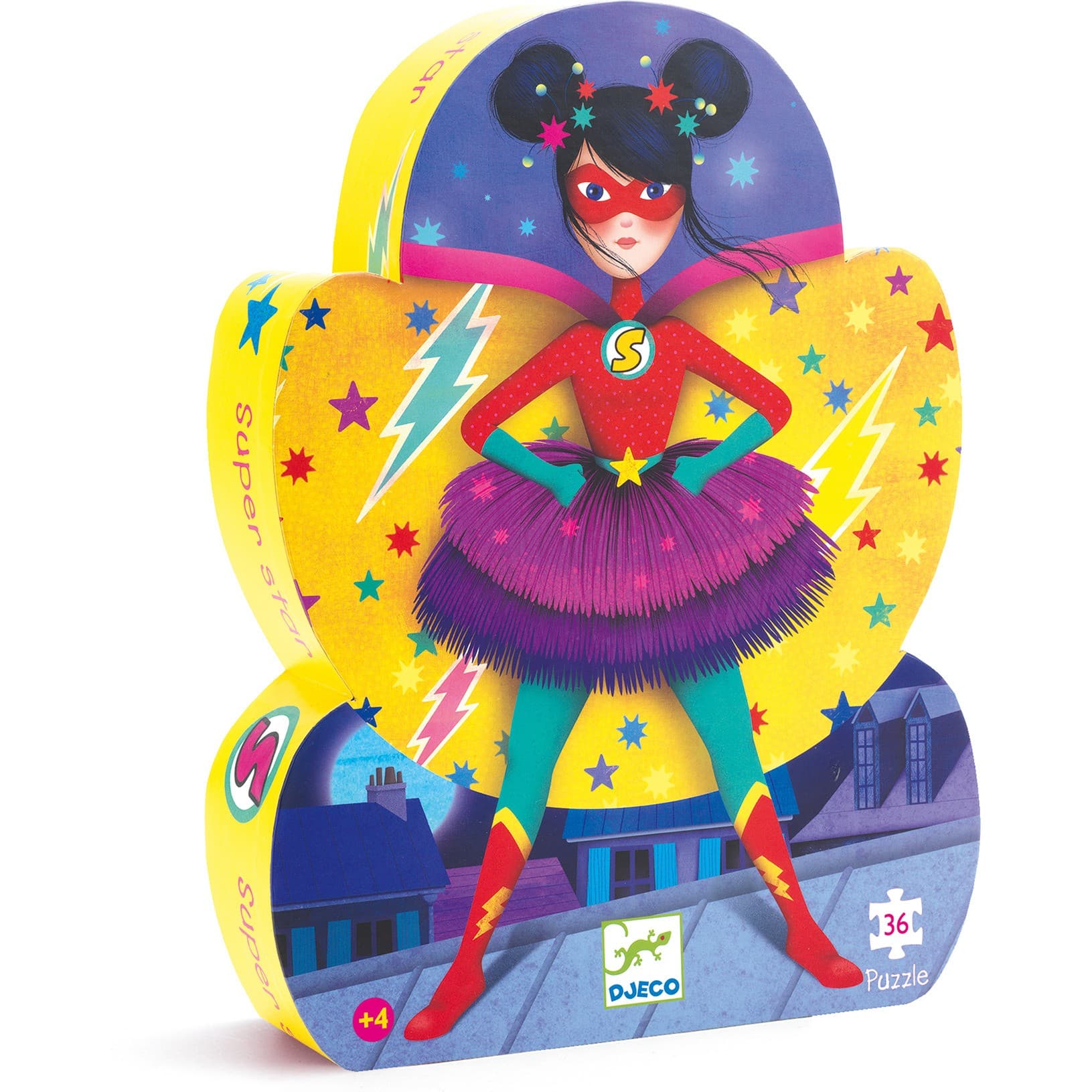 Djeco Puzzle Silhouette Super Star 36 Pièces