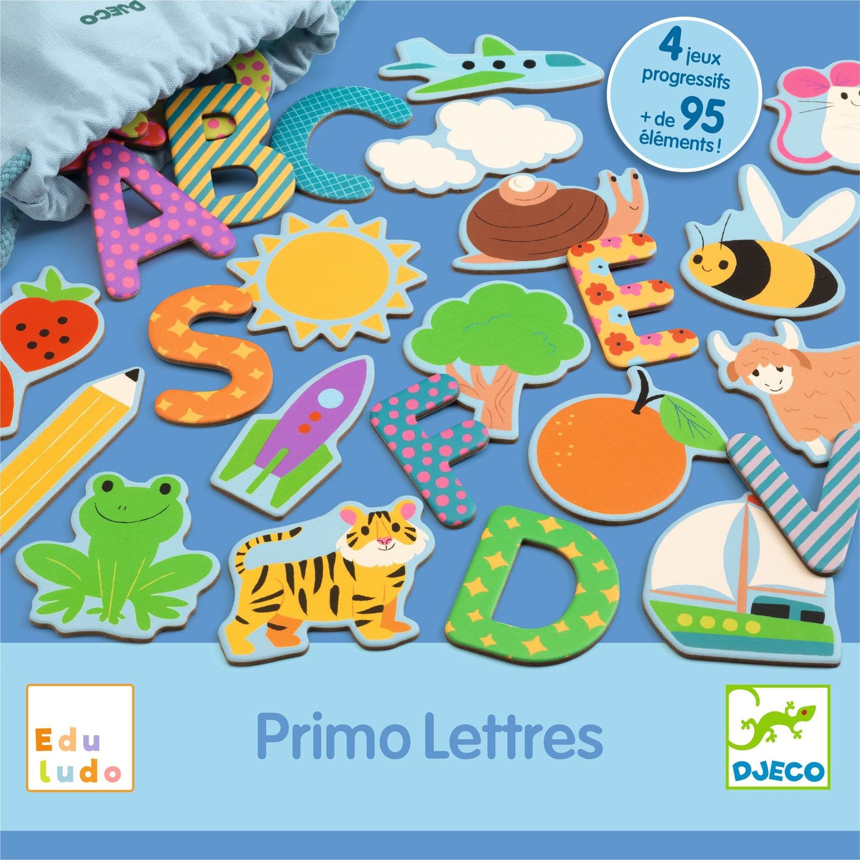 Djeco Primo Lettres Apprendre les Lettres Eduludo