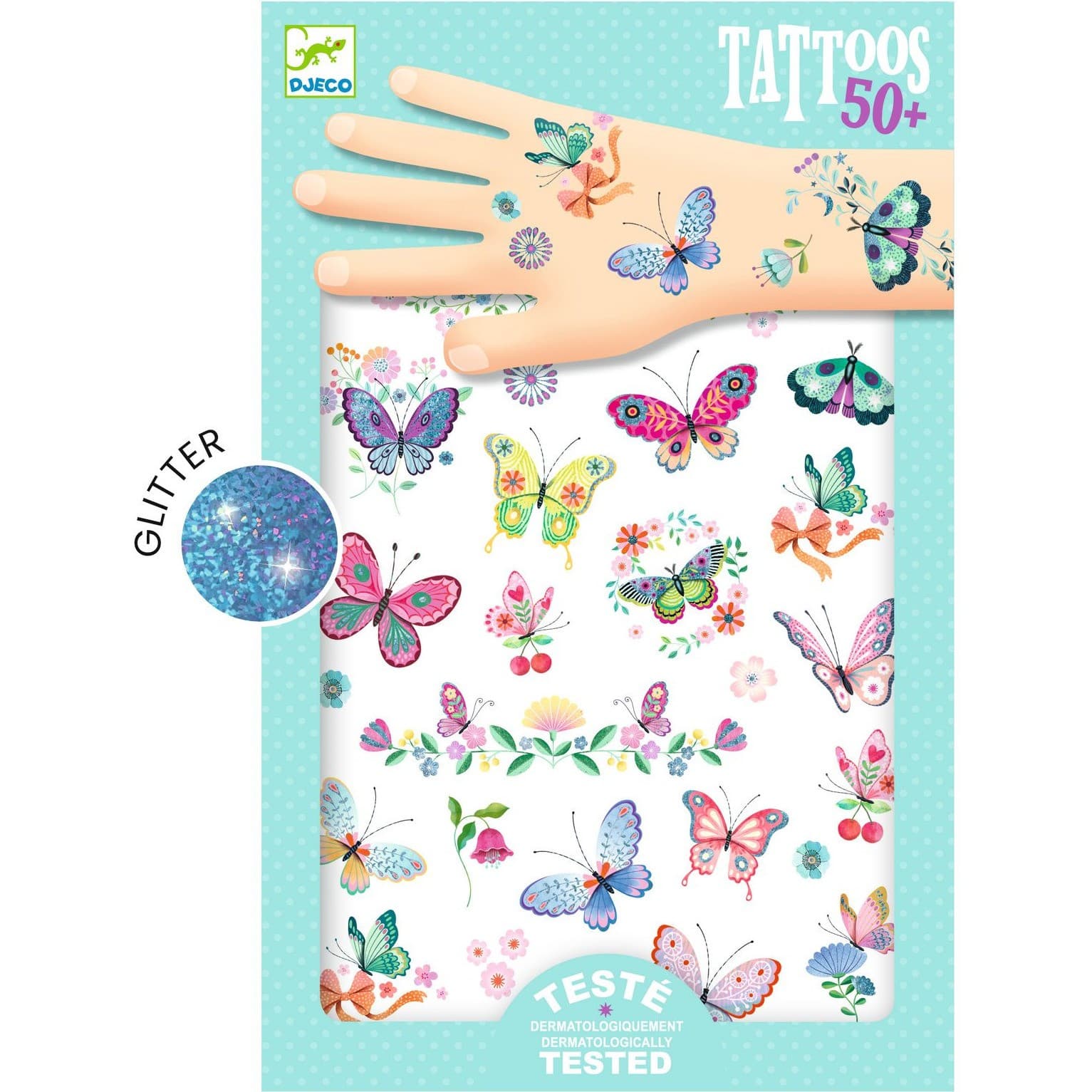 Djeco Tatouages enfant Papillons de rêve