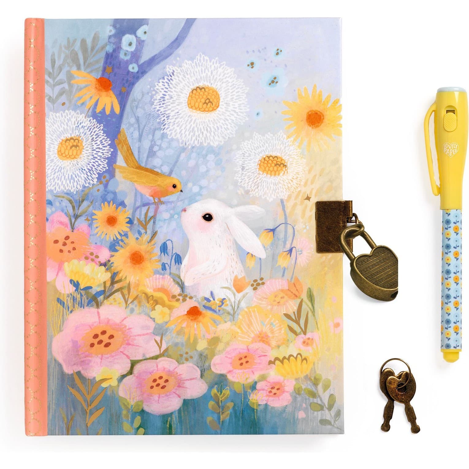 Djeco Carnet secret Kendra Stylo à encre invisible