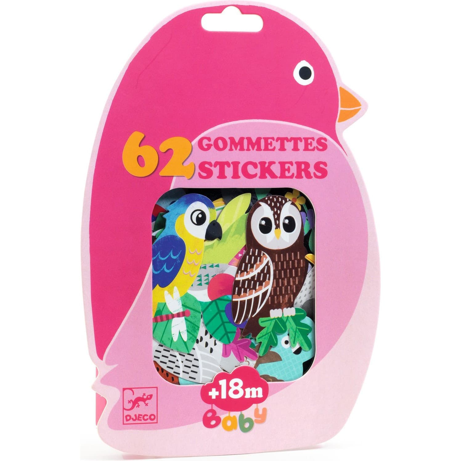 Djeco 62 Gommettes et Stickers Oiseaux
