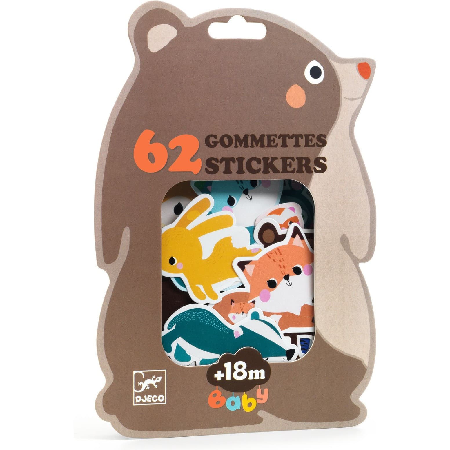 Djeco 62 Gommettes et Stickers Animaux de la forêt