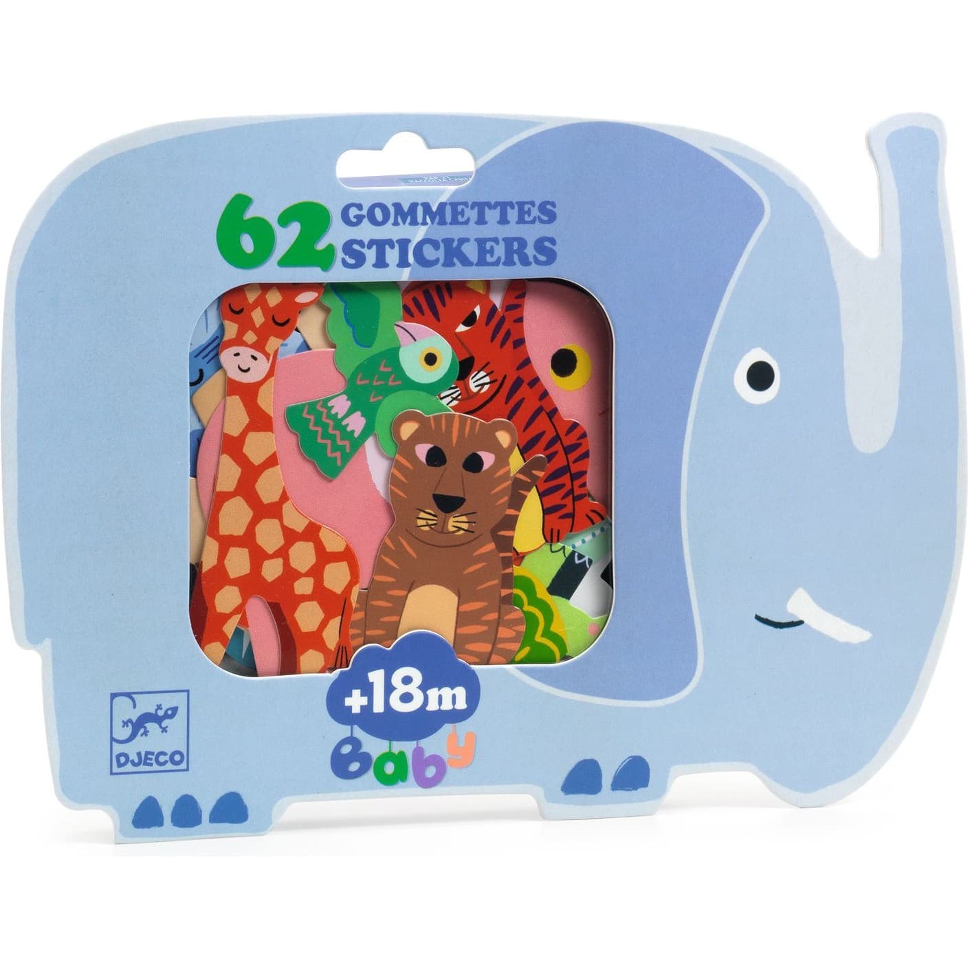 Djeco 62 Gommettes et Stickers Animaux de la savane