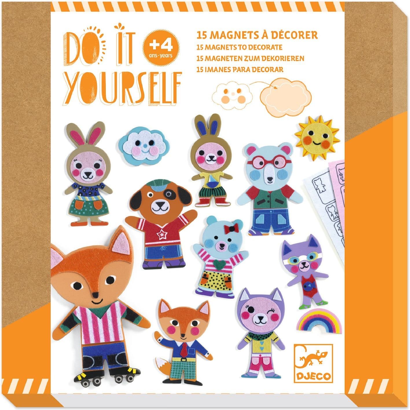 Djeco Funky family Magnets animaux