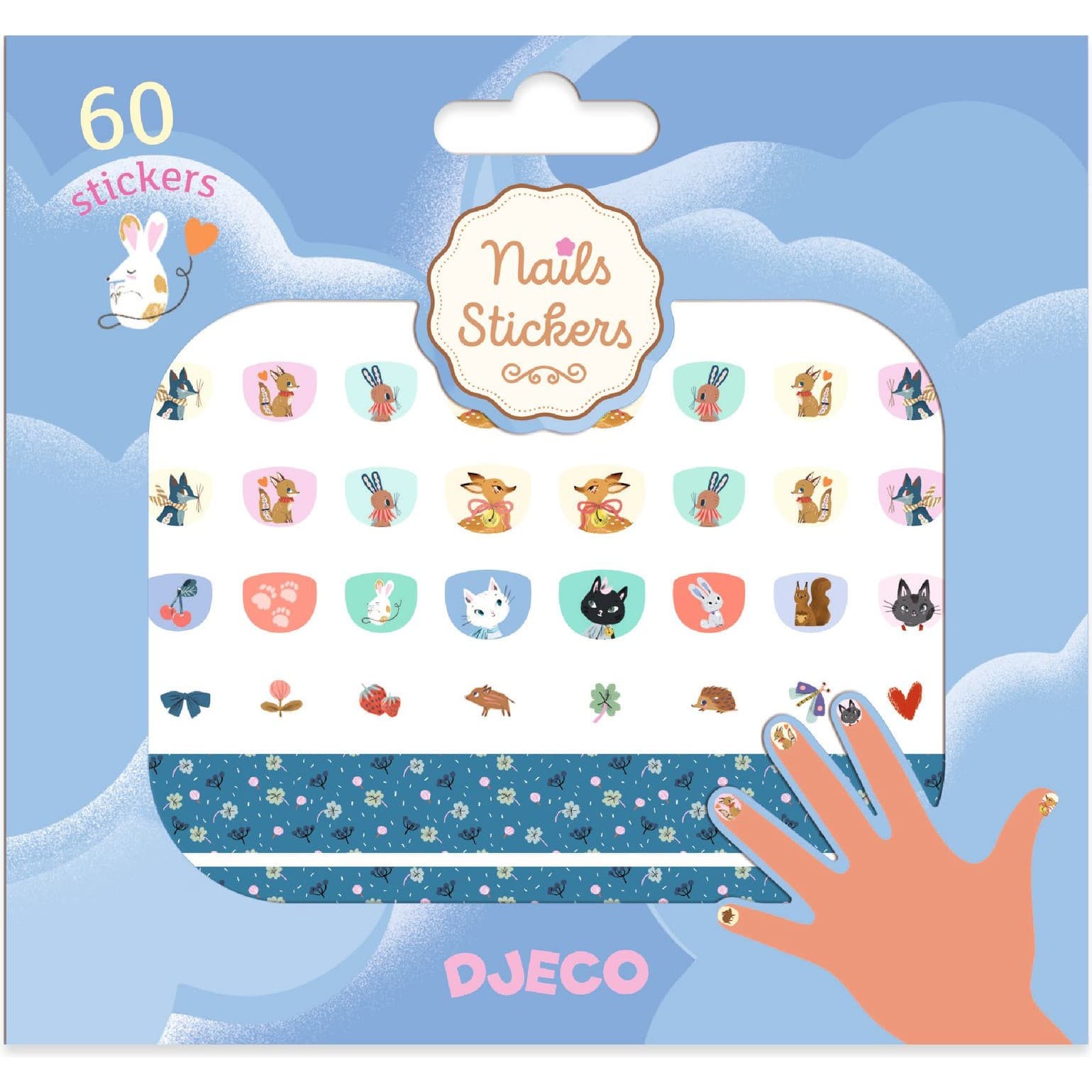 Djeco Stickers pour ongles Mimi Nails Stickers