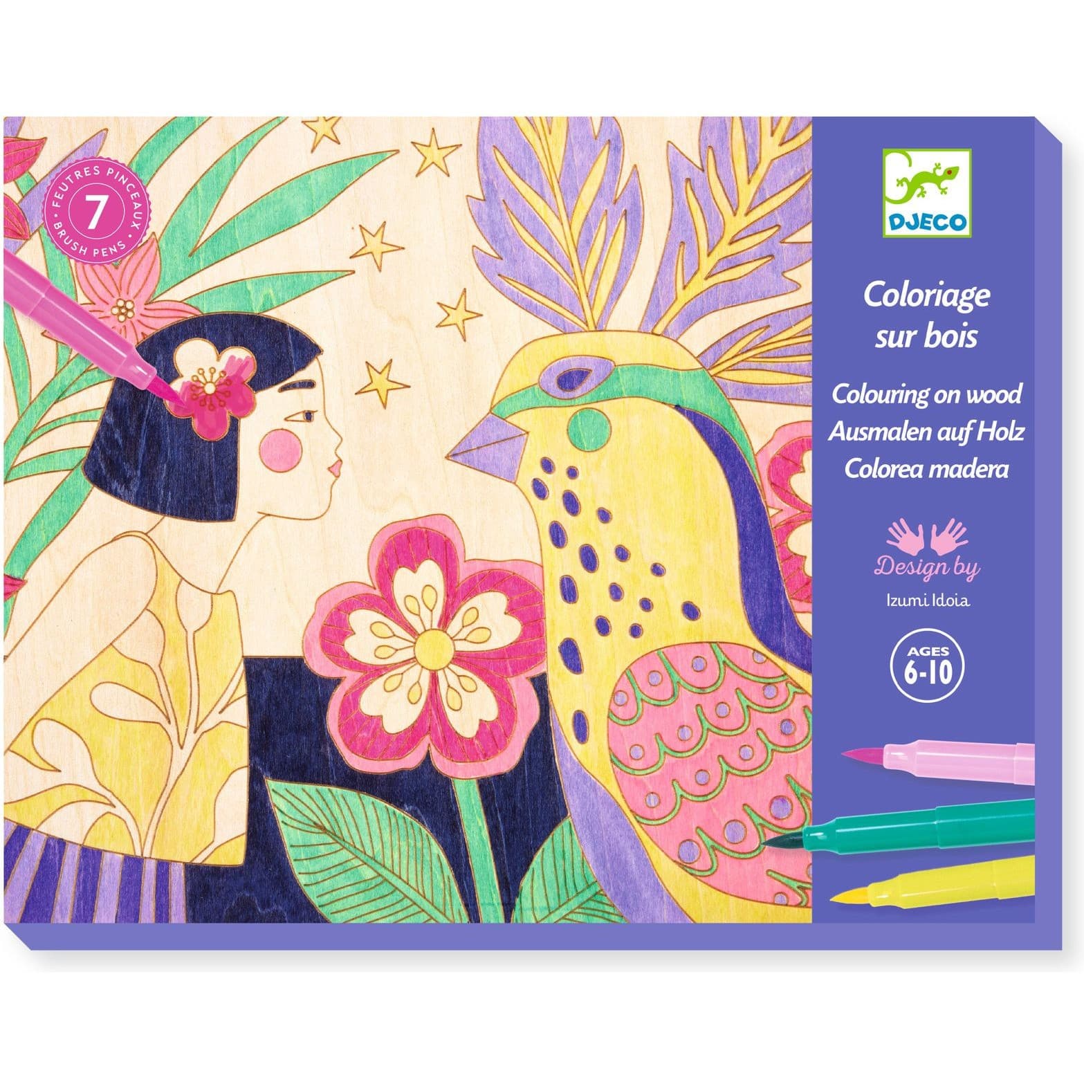 Djeco Coffret dessin et coloriage Sweet girls