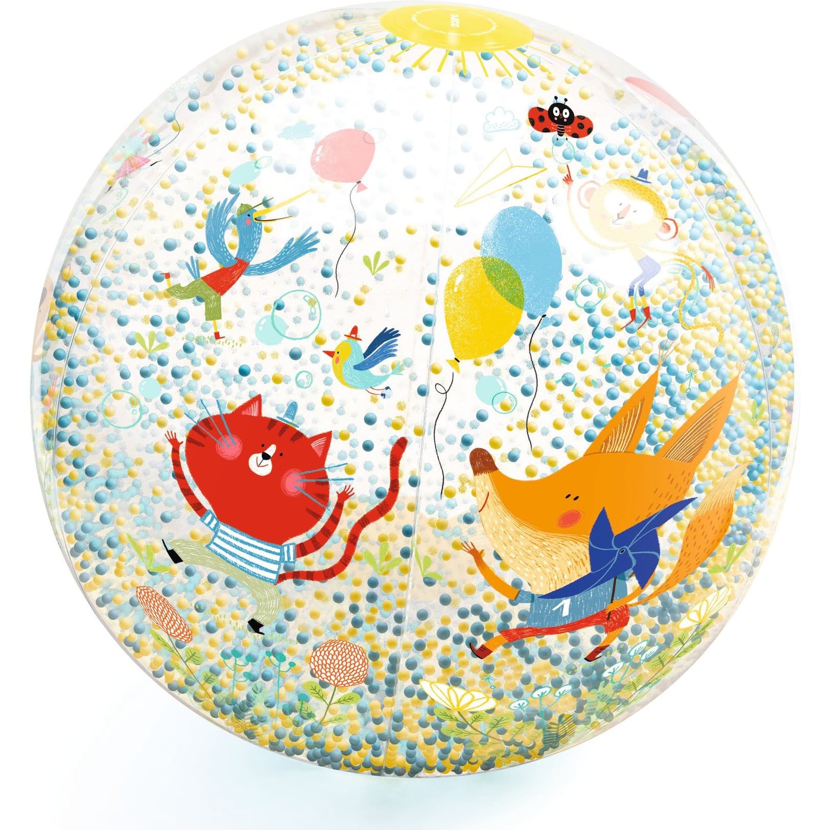 Djeco Grand Ballon gonflable Bubbles ball