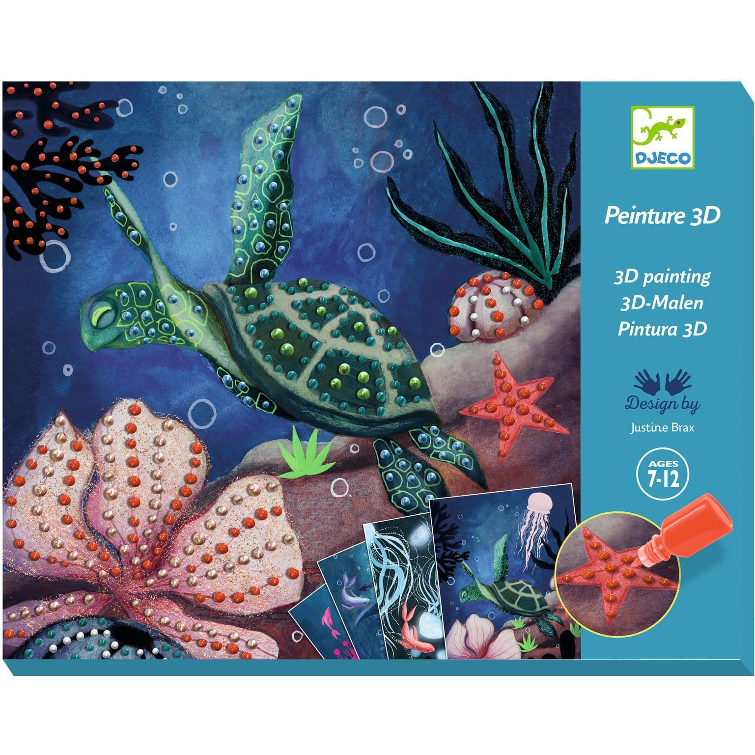 Djeco Coffret Peinture en 3D Abysses